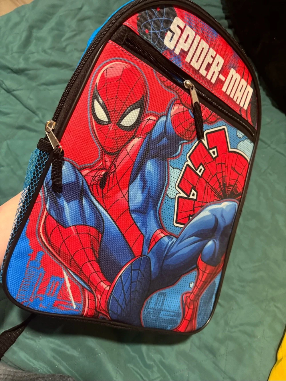 Spiderman Red and Blue Graphic Backpack for kids back to school